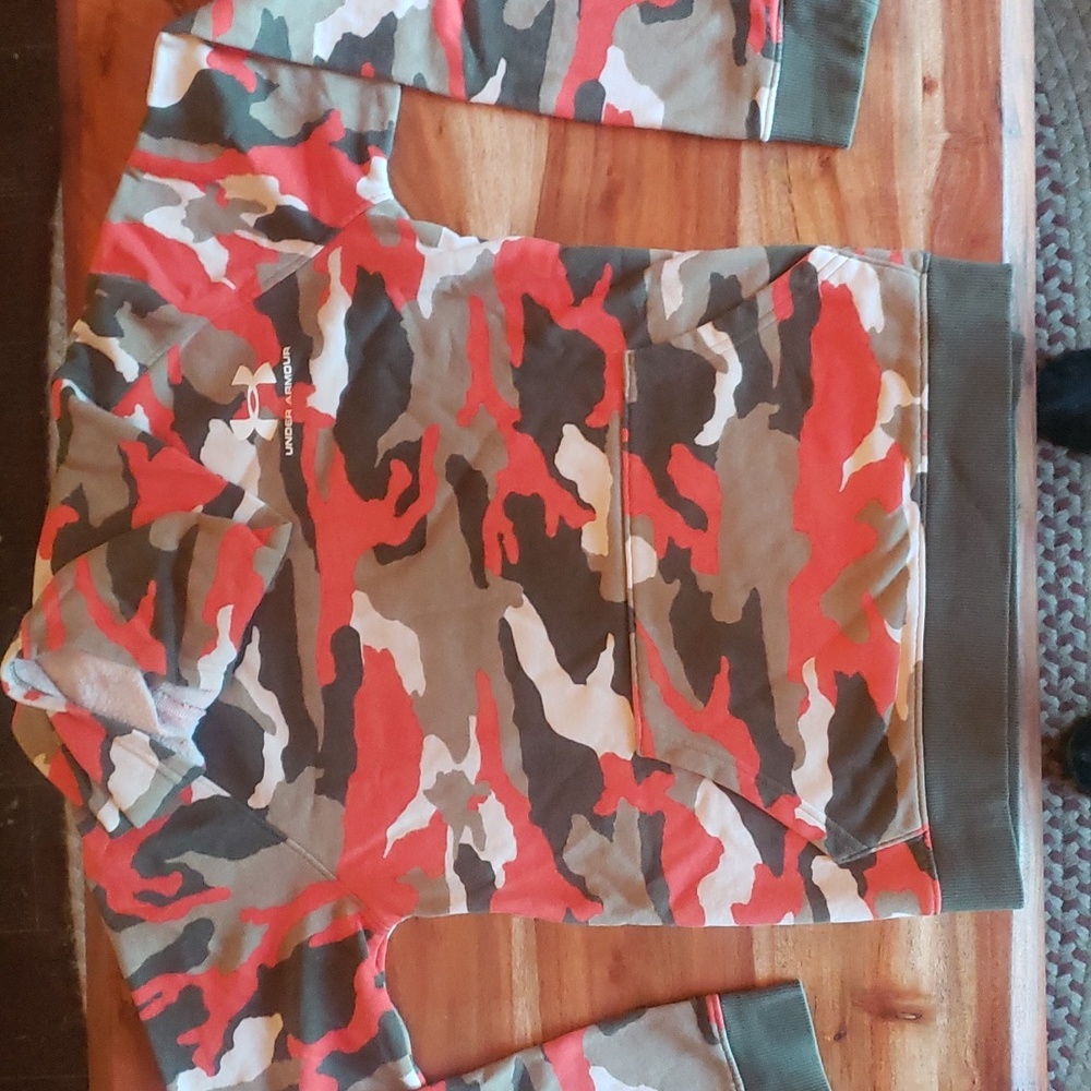 Kids under armour hooded sweatshirt